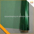 Película de plástico mylar de color transparente verde